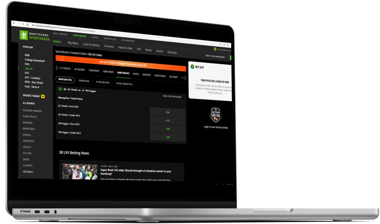 Draftkings NFL Betting Site