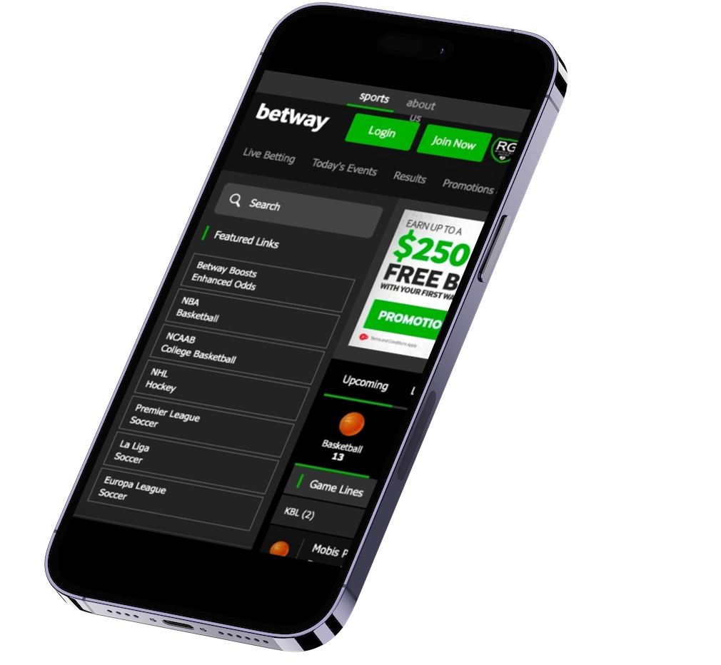 Registration Process Visit the Betway homepage