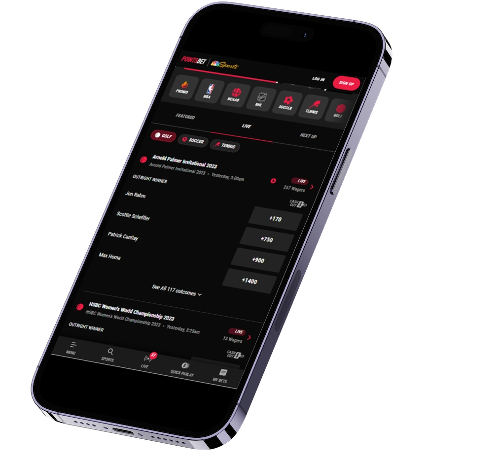 PointsBet Mobile Experience