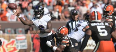 NFL Week 10 Preview: Browns vs. Ravens Odds and Best Bets